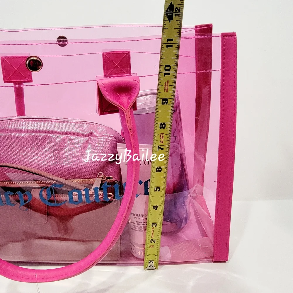 Juicy Couture Clear Pink Tote - Picture 2 of 6